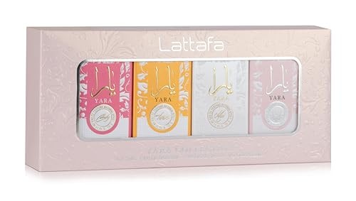 Yara 4 X 5ml EDP Gift Set by Lattafa (Women's)