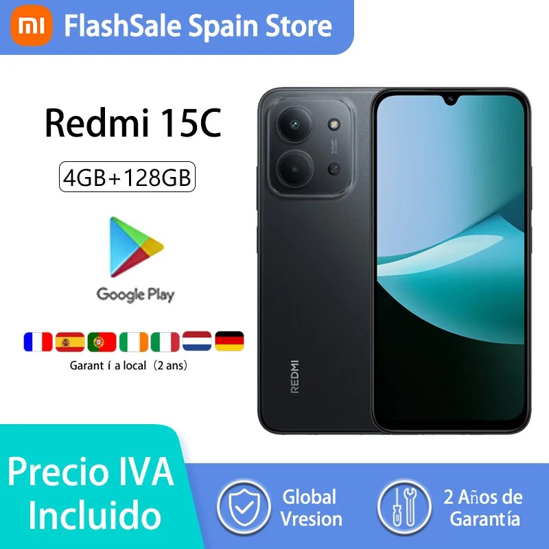 Globale Version Redmi 15C 4G Mobiltelefon 50MP AI Dual Kamera 6000mAh 33W Schnellladung Mobiltelefon Smartphone Neu 2025Neues Produkt
